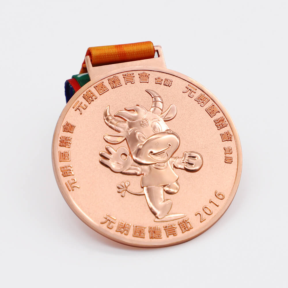 Custom Design Gold Plating Medal Metal Award Marathon Running Sport Medals