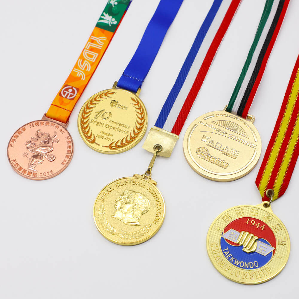 Custom Zinc Alloy Soft Enamel Marathon Metal Medal Sports Medal