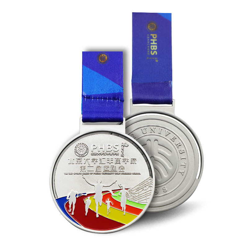 Custom Zinc Alloy Soft Enamel Marathon Medal Metal Sports Medallions