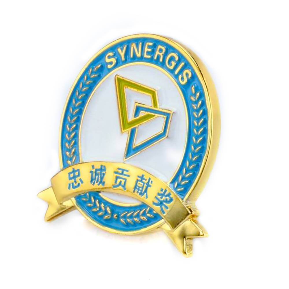 Wholesale Custom Plating Gold Badge 3d Soft Enamel Pin Badge for Promotion