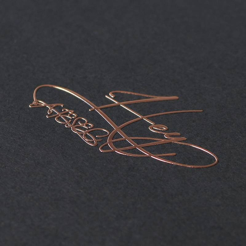 Free Design Rose Gold Metal Sticker Metal Transfer Sticker for Perfume 