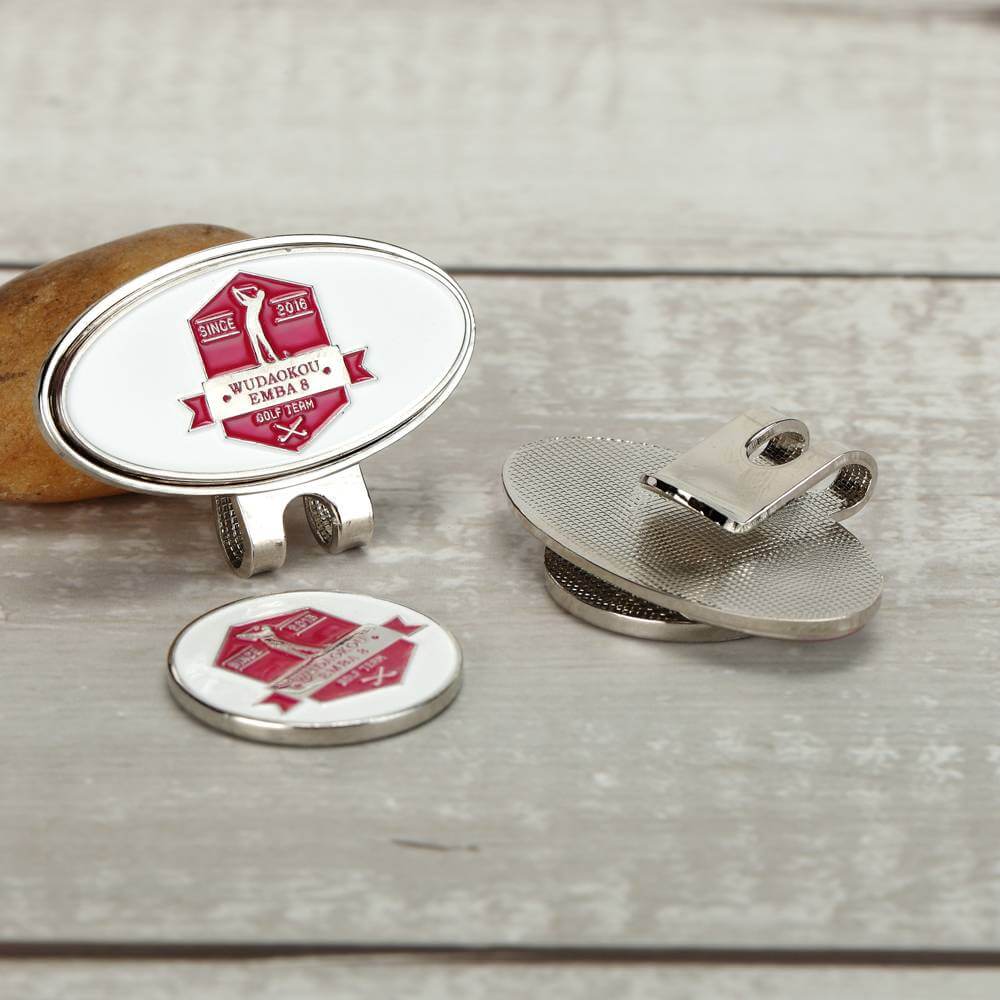 Personalized Divot Tool and Hat Clip Golf Ball Marker Set