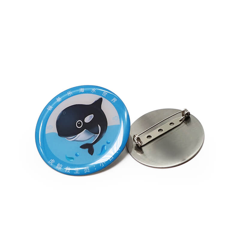 Custom Metal Cute Animals Pin Badges Printing With Coat Epoxy Cartoon tin Badges
