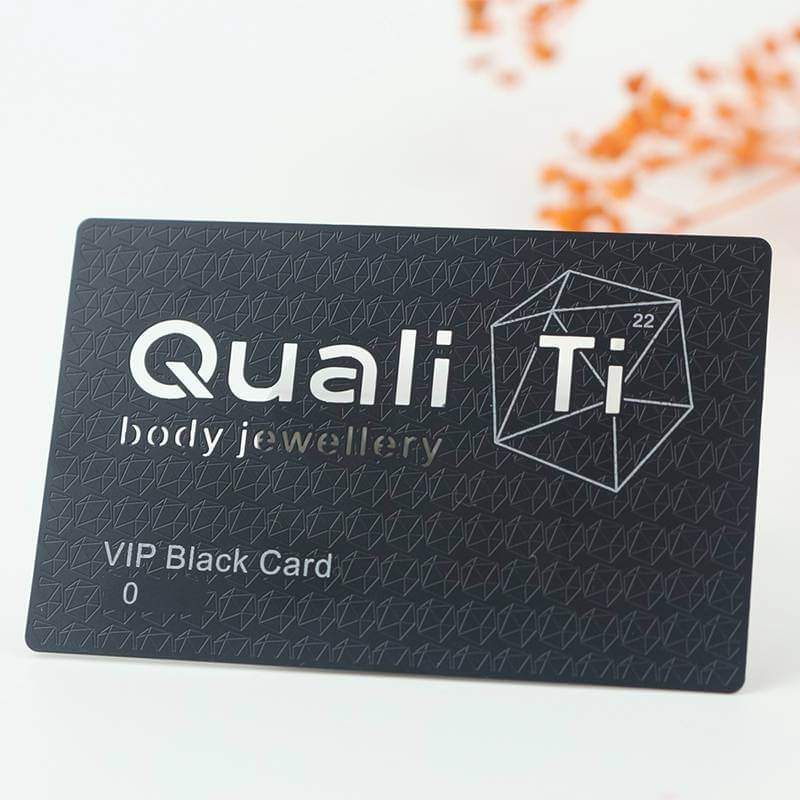 Hot sale hollow out metal business cards factory free design metal cards