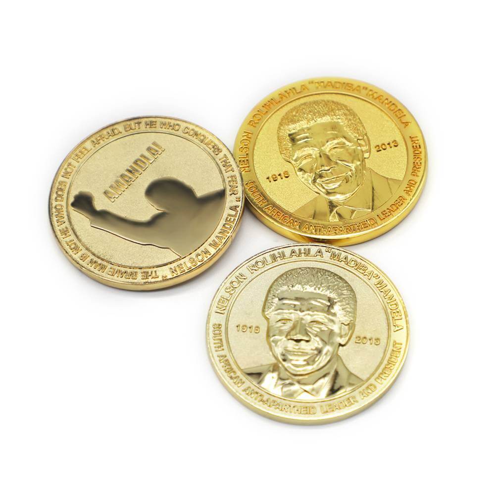 Customized Embossed Round Brass Blank Coins Metal Pirate Challenge Coins 