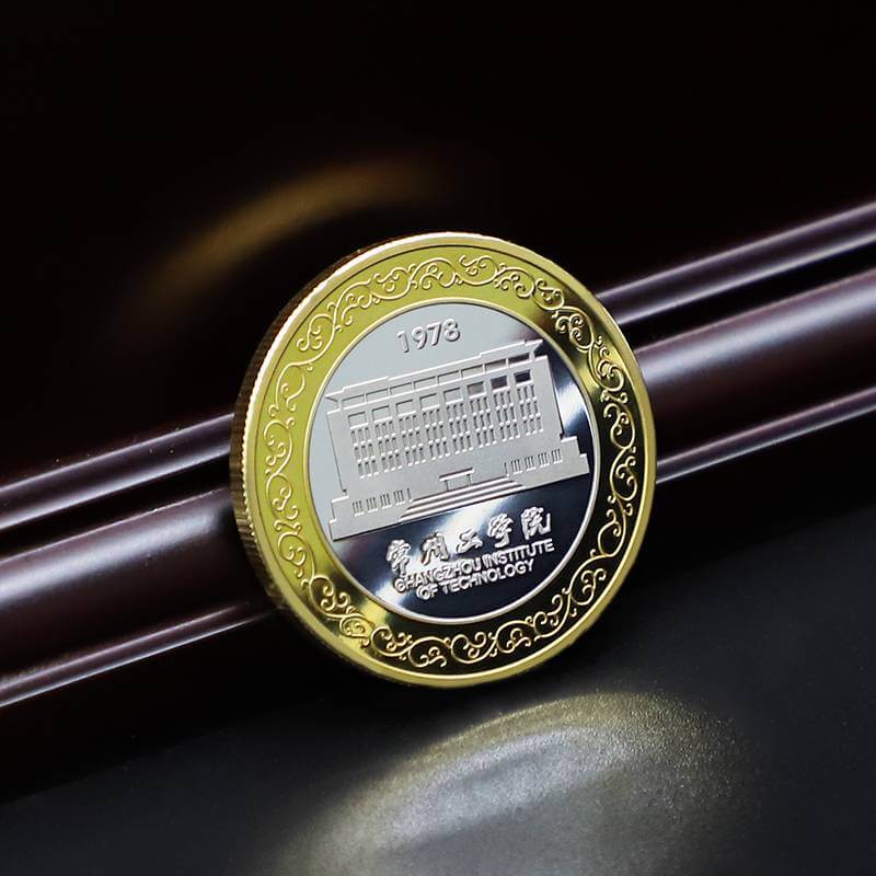 Hot Selling Custom 3D Zinc Alloy Metal gold plating Antique Souvenir Gold coin