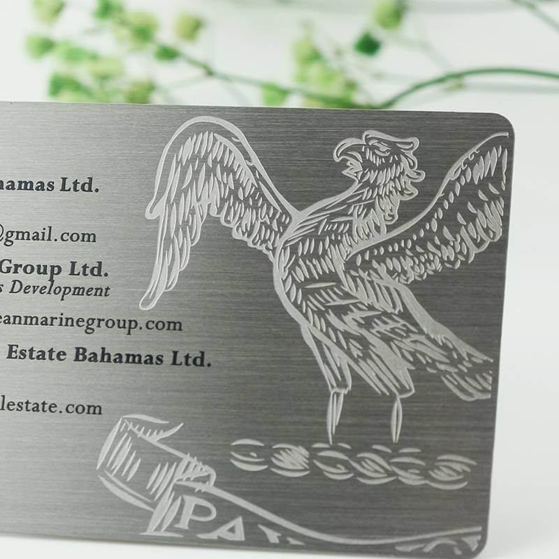 China Factory Competitive Price Custom Printed Metal Business Cards