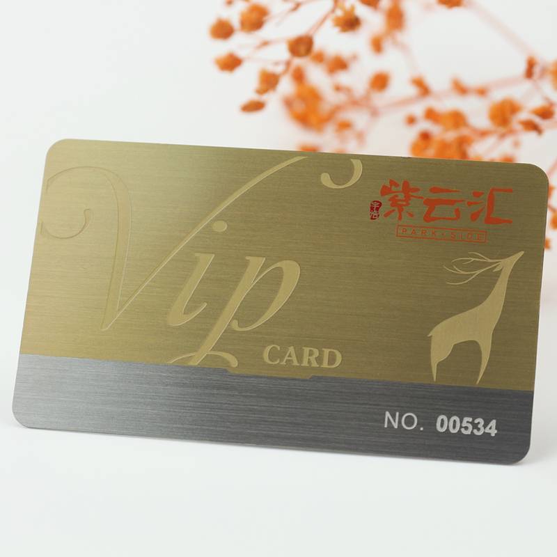 Free Design Brushed Metal Business Card Etching Metal Cards Maker