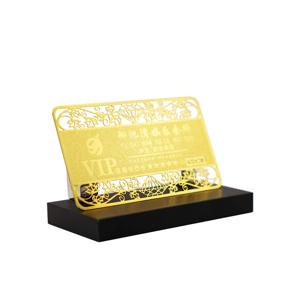 High End Cheap Engraved Stainless Steel Business Card