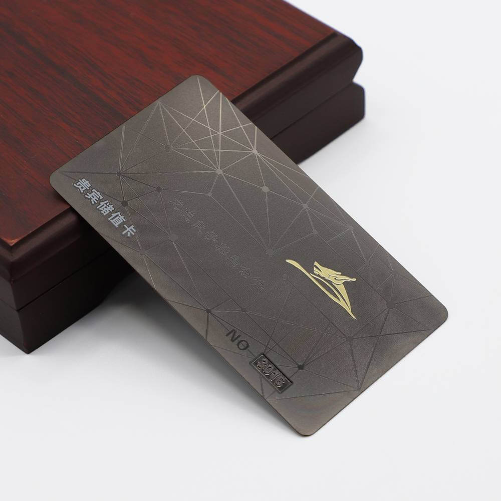 Cheap 304 stainless steel metal card custom vip card
