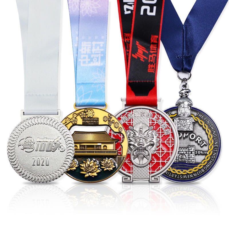 3D Gold Plated Sports Metal Medal