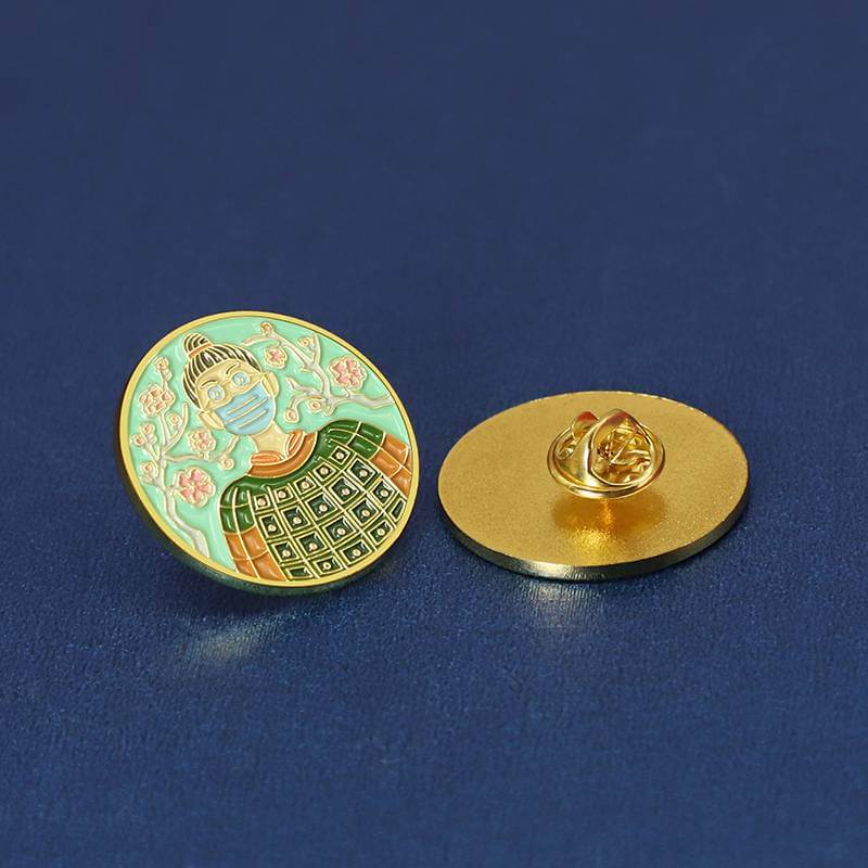 Wholesale Cheap Custom Made Metal Badge Enamel Cartoon Character Lapel Pin