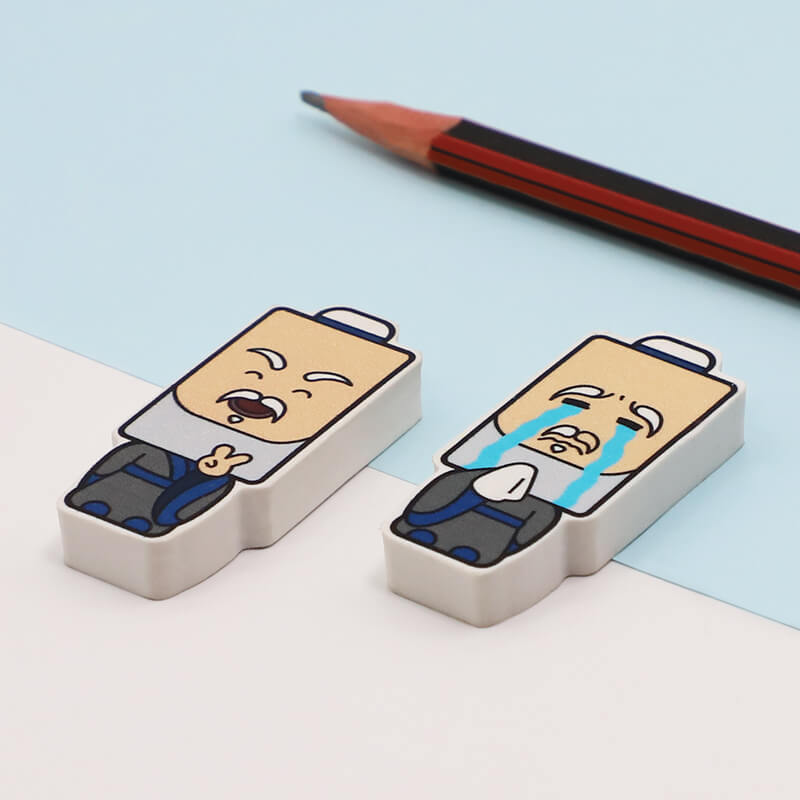 Customized Brand Funny Pencil Erasers High Quality Cute Eraser for Students
