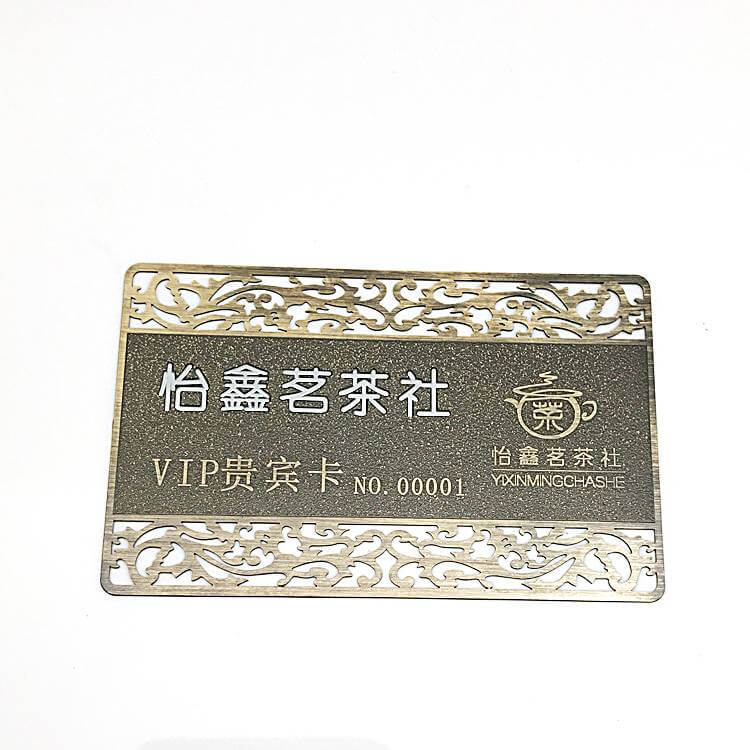 Custom OEM Stainless Steel Metal Business Card