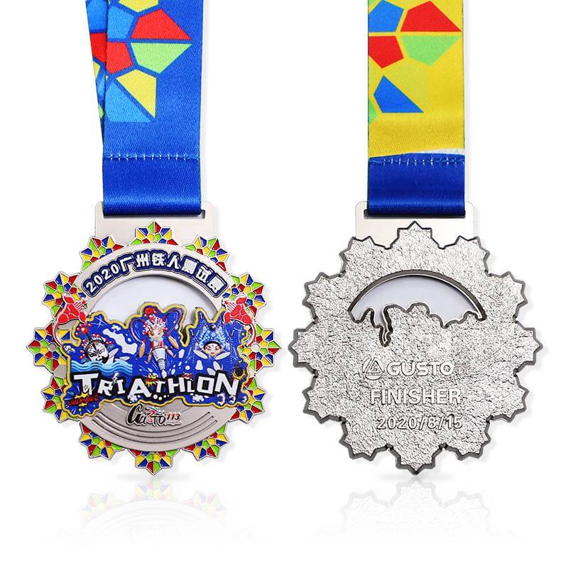 Zinc Alloy Sports Marathon Medals Custom Medal