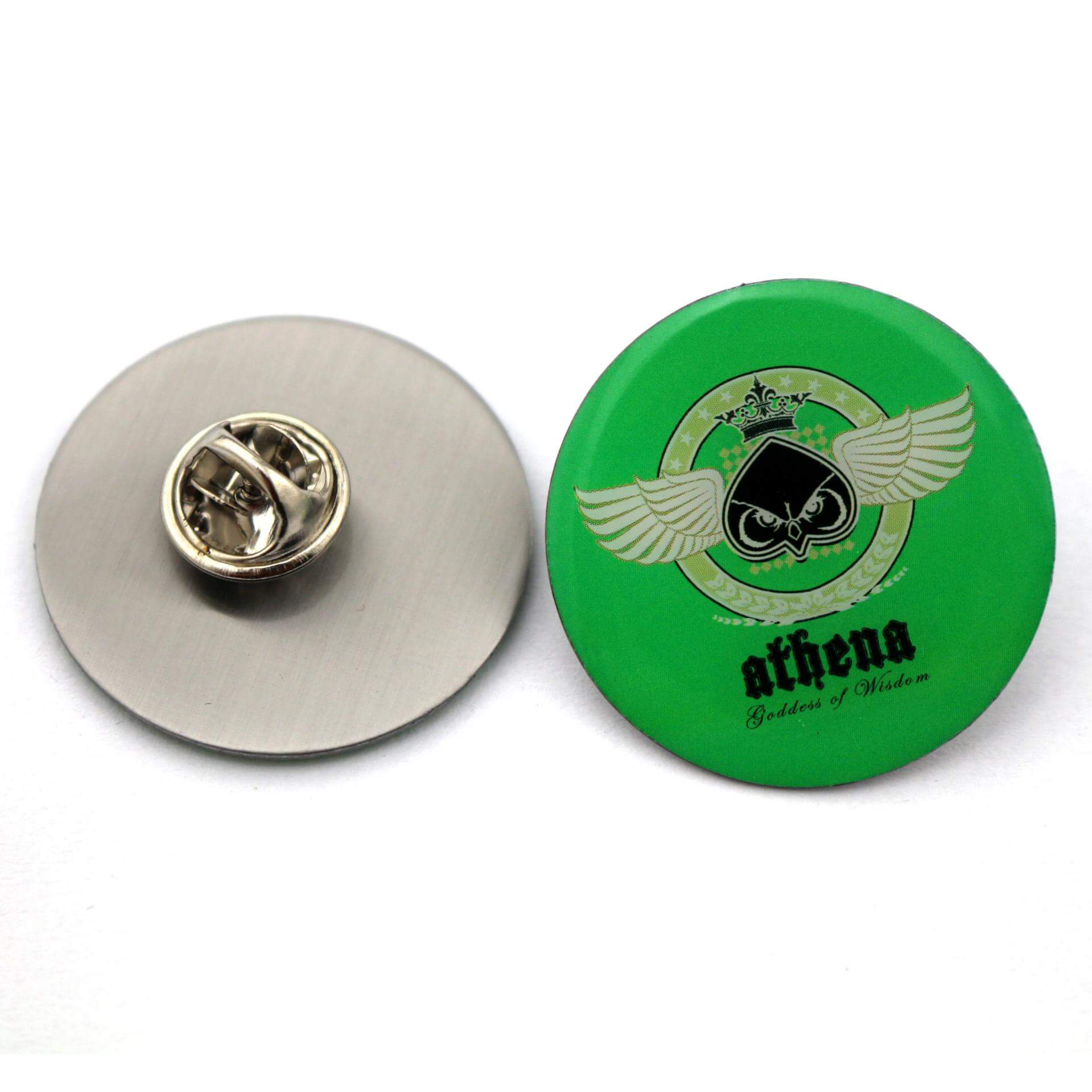 Customized Cheap Offset Printed Metal Pin Badge 