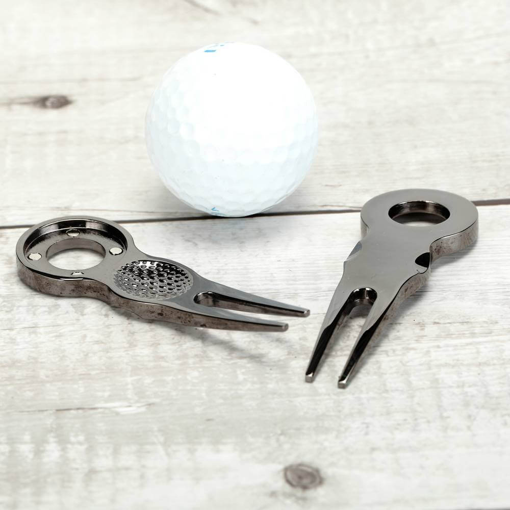 Custom Golf Divot Repair Tool And Ball Marker