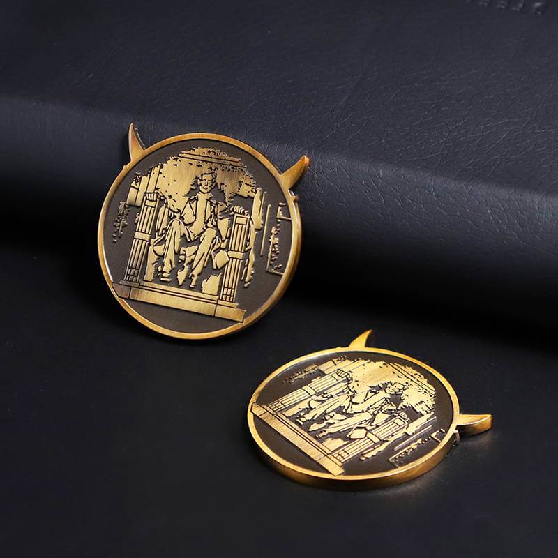 Custom Metal Brass Coin Old Coins Antique with Custom Capsules