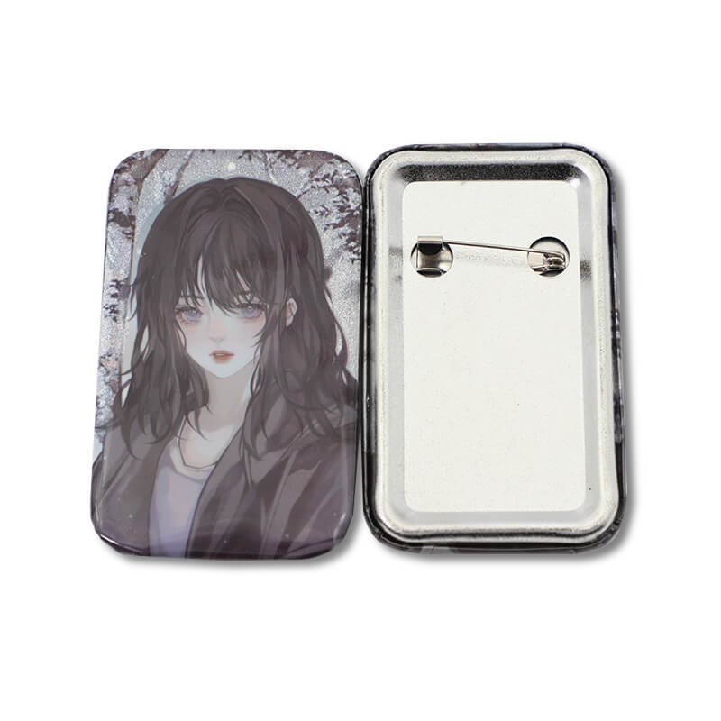 OEM Hot Sale Tinplate Badge for Promotional Gift Round Shape Anime Button Badges