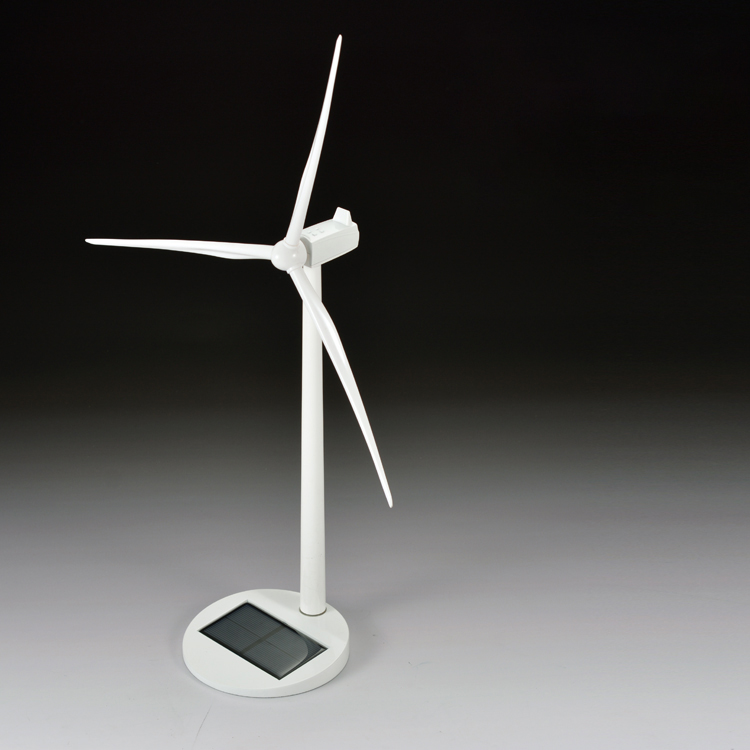 Wind Turbine Model Award Plaque Business Gift Trophy Renewable Energy