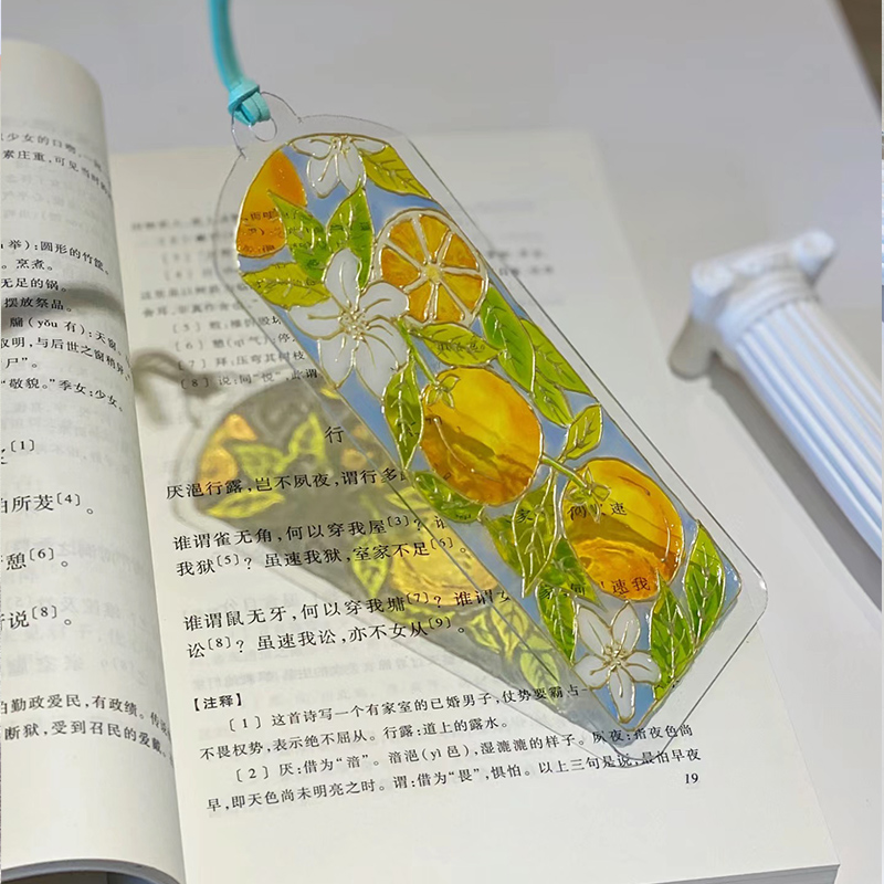 2024 New Arrival Metal Craft Accept Custom Stainless Steel Transparent Bookmark