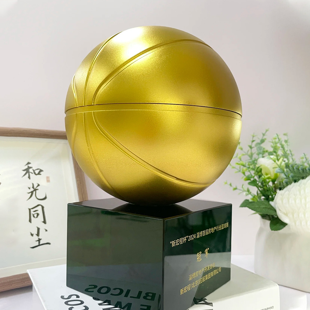 Custom-Made Football Basketball Game Award Metal Wholesale Trophies