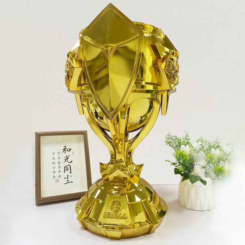 Manufacturer Basketball High Quality Design Memorial Custom Metal Gold Trophy