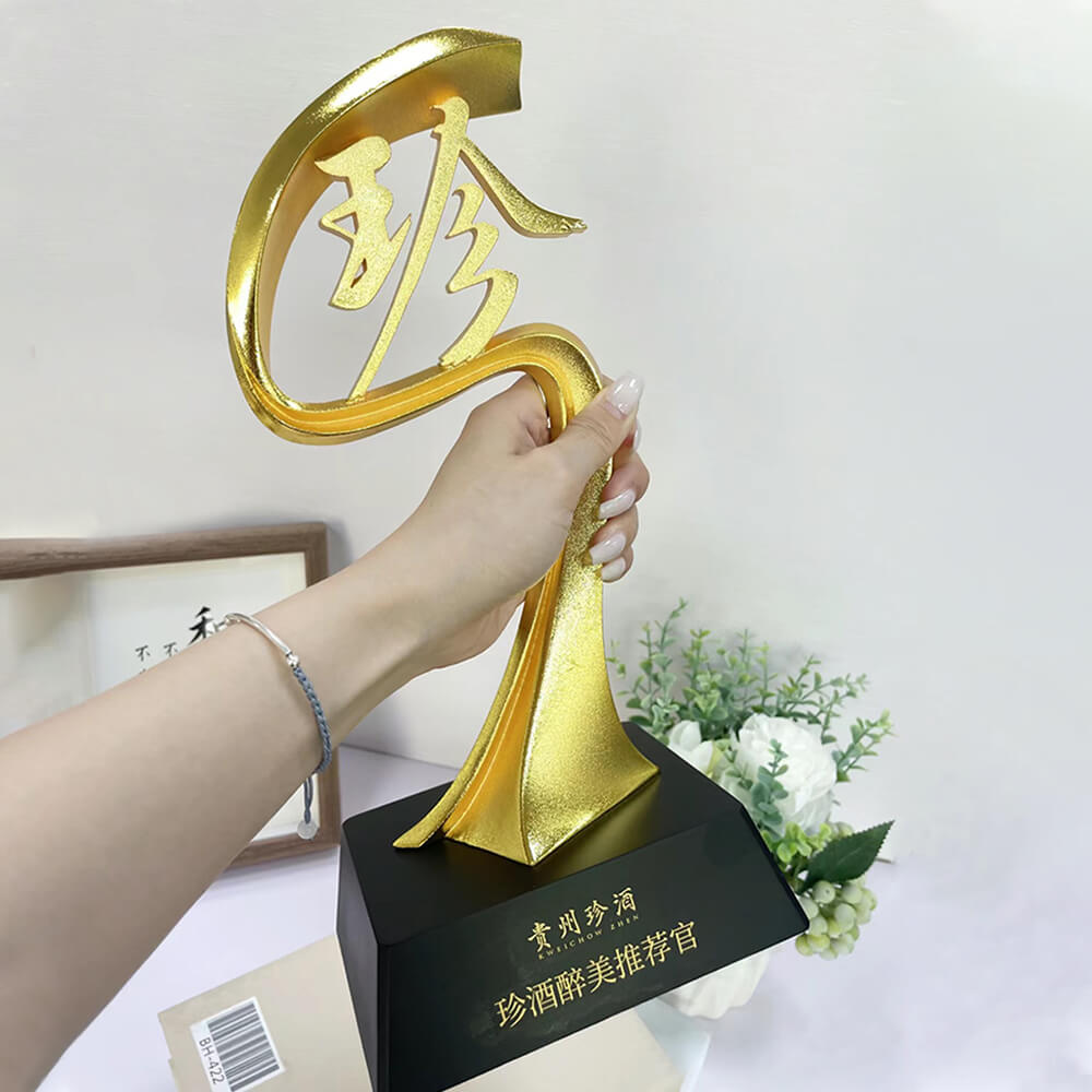 Customized Awards Trophies and Medals High Quality Gold Metal Trophy Manufacture