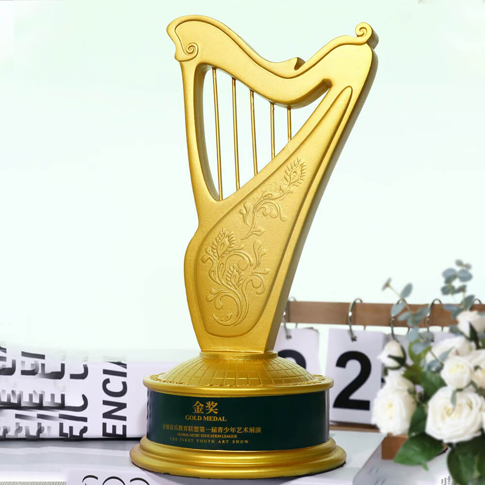 Customized New Creative Music Custom Award Plaques 3D Engraved Awards Medals