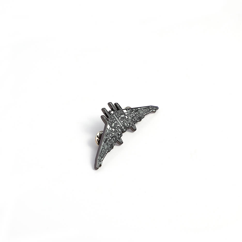 Wholesale Custom Zinc Alloy J20 Model Pin Badge Stock Metal Airplane Enamel Pins