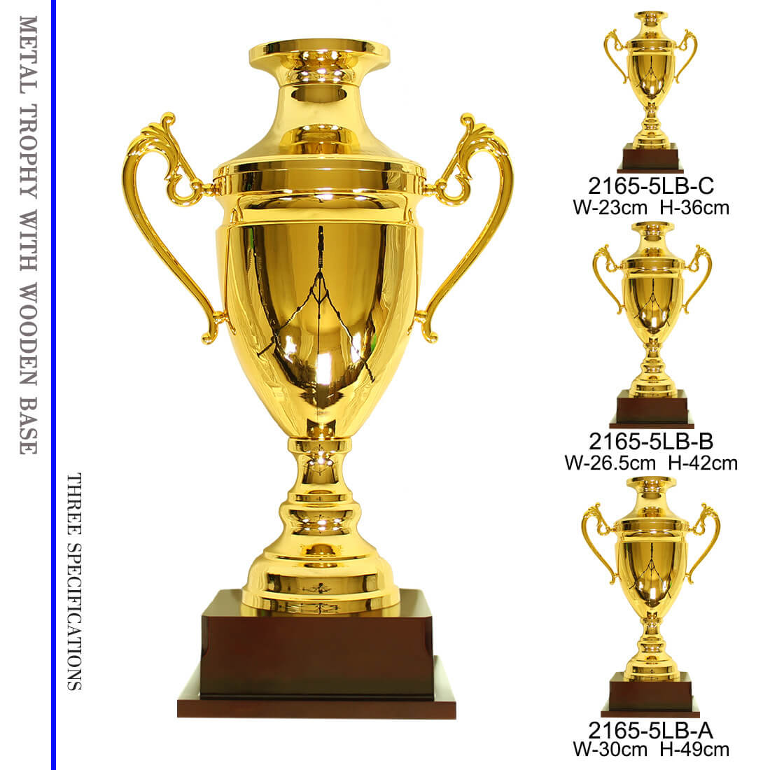 Wholesale 3D Gold Trophies Awards Custom Trophy Metal Trophy Cup