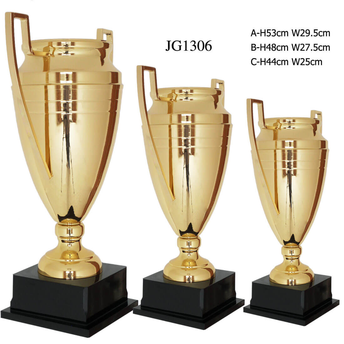 Large Size Medals and Trophies Custom Sports Competition Metal Trophy Award 