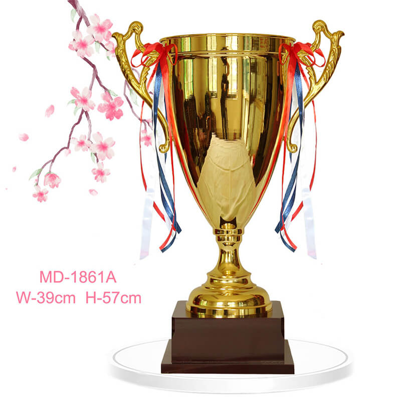 Factory Wholesale Sports Match Award Trophy Plated Metal League Cup Trophies