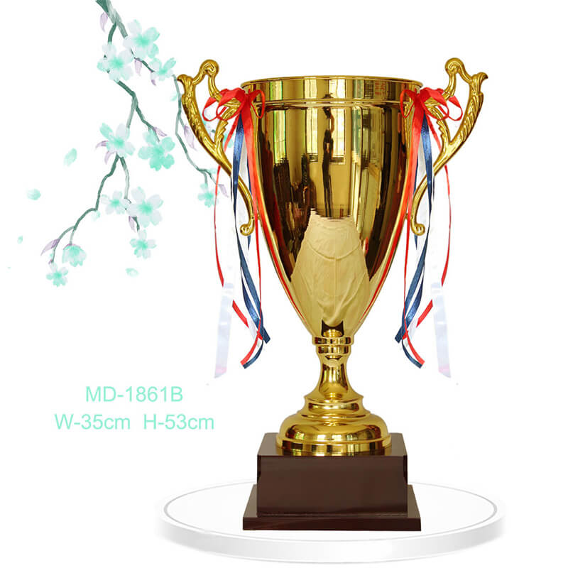 Factory Wholesale Sports Match Award Trophy Plated Metal League Cup Trophies