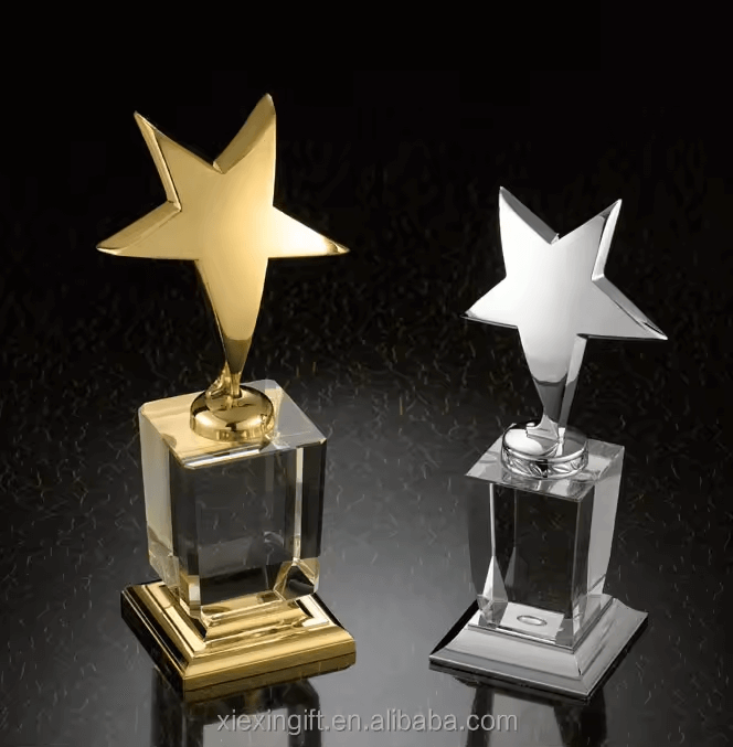 Trophies Manufacturer Customized Trophy Stainless And Crystal Trophy Award