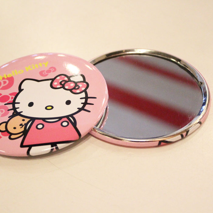 Wholesale Custom Bling Bling Makeup Pocket Mirror Personalized Pocket Mirror