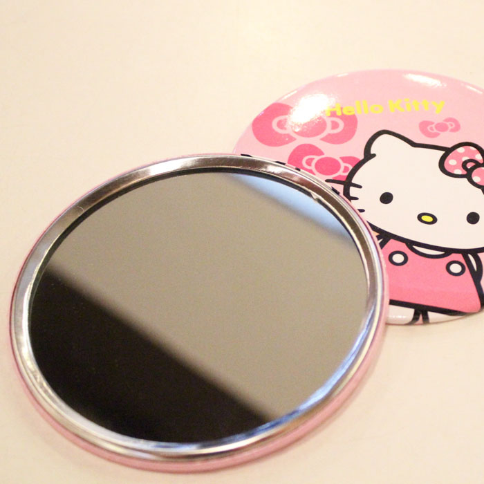 Wholesale Custom Bling Bling Makeup Pocket Mirror Personalized Pocket Mirror