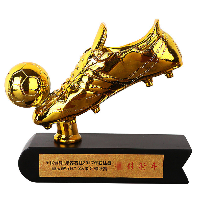 Custom Sport Awards Trophies High Quality Metal Football Shoes Trophy 