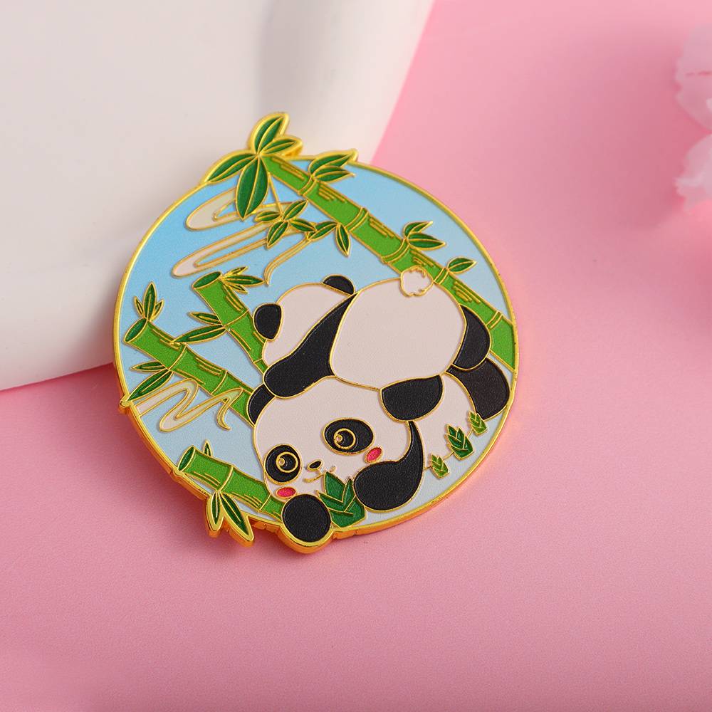 Chinese Manufacturer Refrigerator Magnet Metal Panda Animals Tourism Souvenir