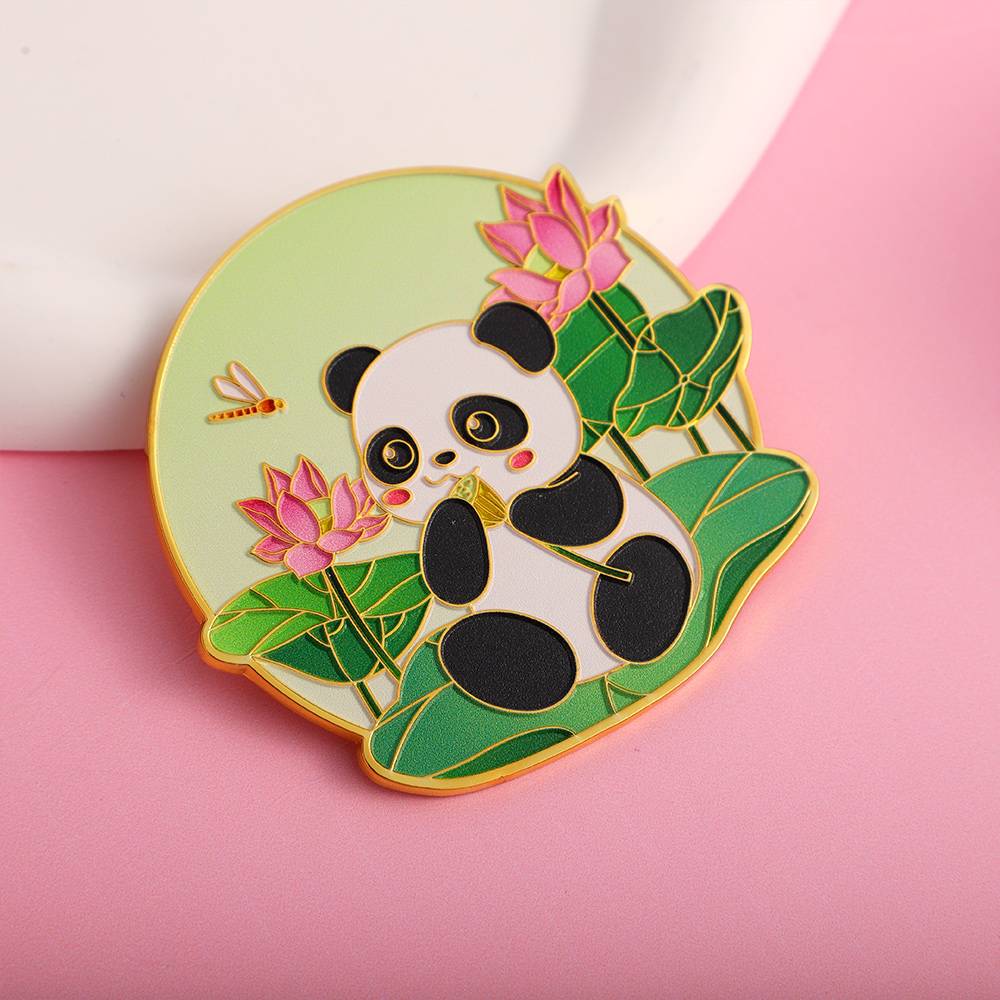 Chinese Manufacturer Refrigerator Magnet Metal Panda Animals Tourism Souvenir