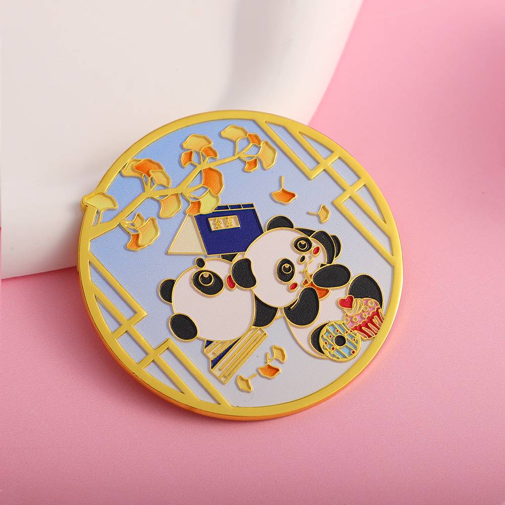 Chinese Manufacturer Refrigerator Magnet Metal Panda Animals Tourism Souvenir